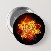 Roos voor bloei ronde button 7,6 cm (Voorkant /achterkant)