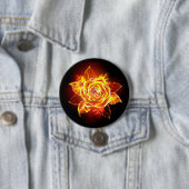 Roos voor bloei ronde button 7,6 cm (In situ)