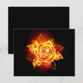 Roos voor bloei save the date (Voorkant / Achterkant)