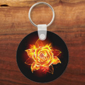 Roos voor bloei sleutelhanger (Voorkant)