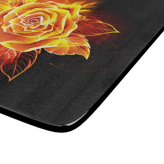 Roos voor bloei snijplank (Hoek)