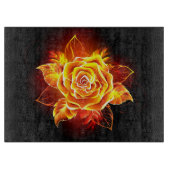 Roos voor bloei snijplank (Voorkant)