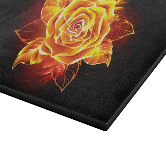 Roos voor bloei snijplank (Hoek)