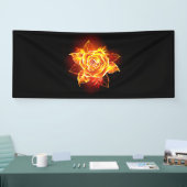Roos voor bloei spandoek (Beurs)
