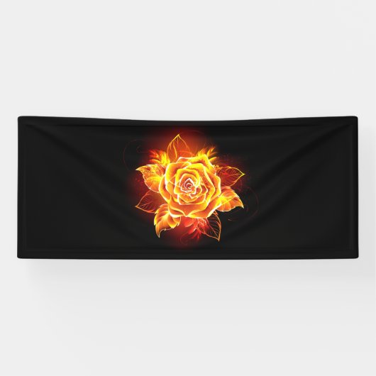 Roos voor bloei spandoek (Horizontaal)
