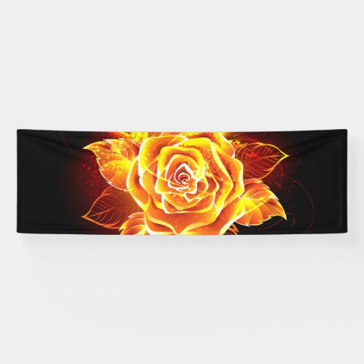 Roos voor bloei spandoek (Horizontaal)