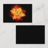 Roos voor bloei visitekaartje (Voorkant / Achterkant)