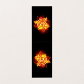 Roos voor bloei visitekaartje (Buitenkant ongevouwen)