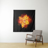 Roos voor bloei wandkleed (In Situ (horizontaal))