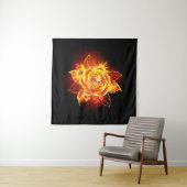 Roos voor bloei wandkleed (In situ)