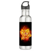 Roos voor bloei waterfles  (Voorkant)