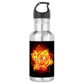 Roos voor bloei waterfles  (Voorkant)