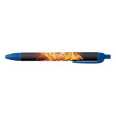 Roos voor bloei zwarte inkt pen (Bodem)