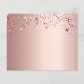 Roos voor budgetverjaardagsdagstusfoto Opslaan Dat (Achterkant)