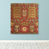 roos voor buisleidingen, voor reproductiedoeleinde canvas afdruk (Insitu (Houten vloer))