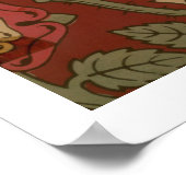 roos voor buisleidingen, voor reproductiedoeleinde poster (Hoek)