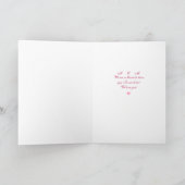 Roos voor de 75ste verjaardag van de moeder kaart (Binnen)