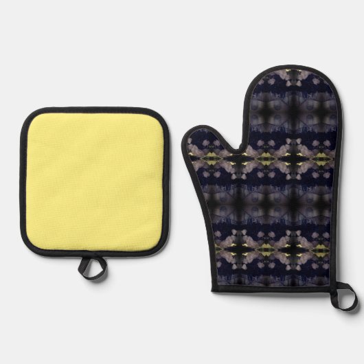 Roos voor intertwining ovenwant & pannenlap set (Voorkant)