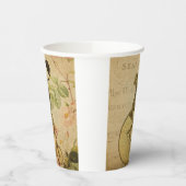 Roos voor kikkervisjes papieren bekers (Links)