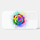 Roos voor kleurrijke regenboog Case-Mate iPhone case (Achterkant (horizontaal))