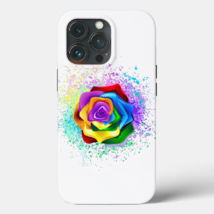 Roos voor kleurrijke regenboog Case-Mate iPhone case