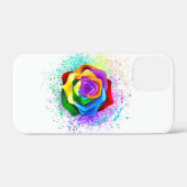 Roos voor kleurrijke regenboog Case-Mate iPhone case (Achterkant (horizontaal))