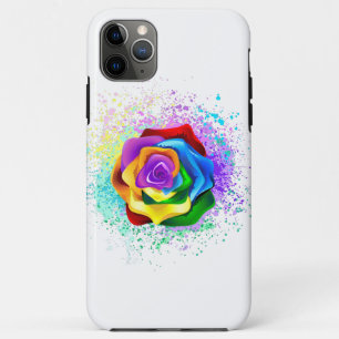 Roos voor kleurrijke regenboog Case-Mate iPhone case