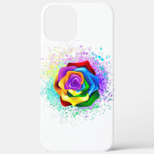 Roos voor kleurrijke regenboog Case-Mate iPhone case