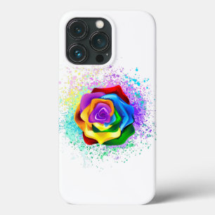 Roos voor kleurrijke regenboog Case-Mate iPhone case
