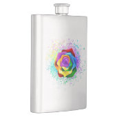 Roos voor kleurrijke regenboog flacon (Rechts)