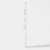 Roos voor kleurrijke regenboog iPhone hoesje (Linkerkant)