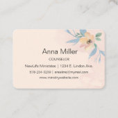 Roos voor kustadvisering visitekaartje (Voorkant)