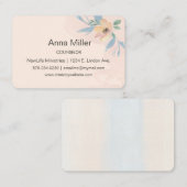 Roos voor kustadvisering visitekaartje (Voorkant / Achterkant)