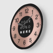 Roos voor minimale bedrijfsvoering: Logo voor zwar Grote Klok (Hoek)