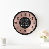 Roos voor minimale bedrijfsvoering: Logo voor zwar Grote Klok (Huis)