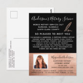 Roos voor mobiele telefonie Gold Photo Marketing Briefkaart (Voorkant / Achterkant)