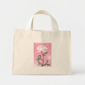 Roos voor moeder mini tote bag (Voorkant)