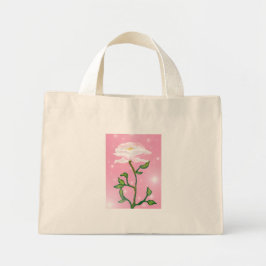 Roos voor moeder mini tote bag