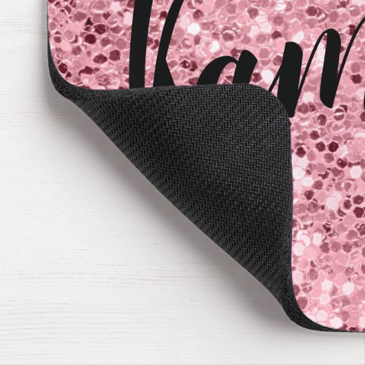 Roos voor persoonlijke Muismat Gold Glitter (Hoek)