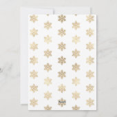 Roos voor prettig kerstfeest feestdagenkaart (Achterkant)