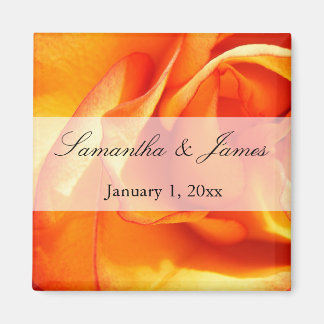 Roos voor rood en Oranje ontvlammen Magneet