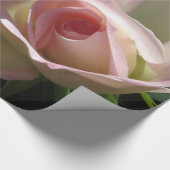 Roos voor roze bruiloft cadeaupapier (Hoek)