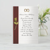 Roos voor weddenschap kaart (Staand voorkant)