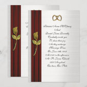 Roos voor weddenschap kaart (Voorkant / Achterkant)