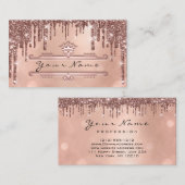 Roos voor weddenschappen Banner Glitter Drift Crow Visitekaartje (Voorkant / Achterkant)