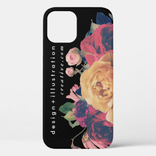 Roos voor zwart-wittekst Case-Mate iPhone case