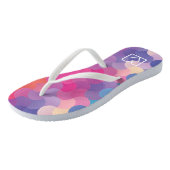 roos voorlentepatroon teenslippers (Schuin)