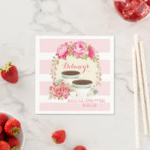 Roos Vrijgezellenfeest Tea Party servetten (Insitu)
