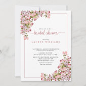 Roos Vrijgezellenfeest van het Manuscript Floral Kaart (Voorkant)