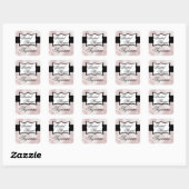 Roos Vrijgezellenfeest Vierkante Sticker (Vel)